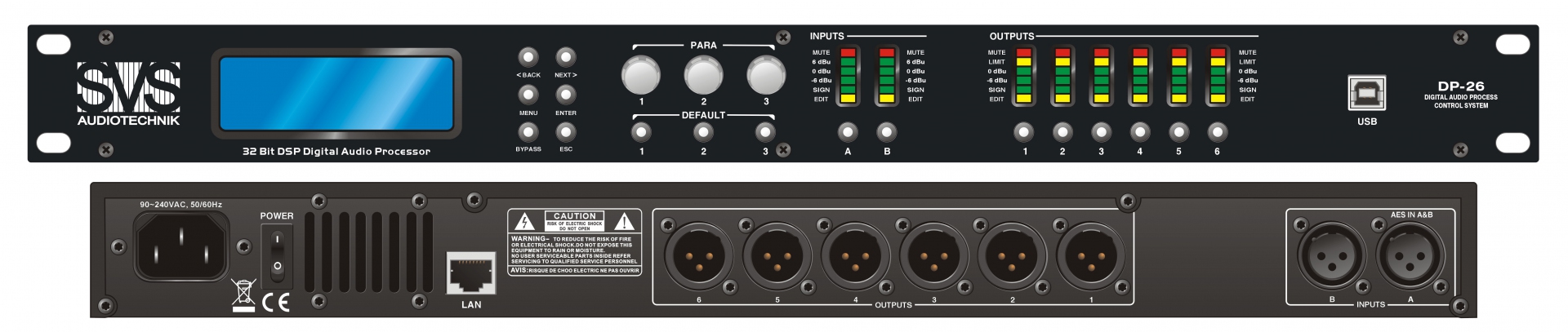 SVS Audiotechnik DP-26 Цифровой процессор: 2 входа 6 выходов в Златоусте