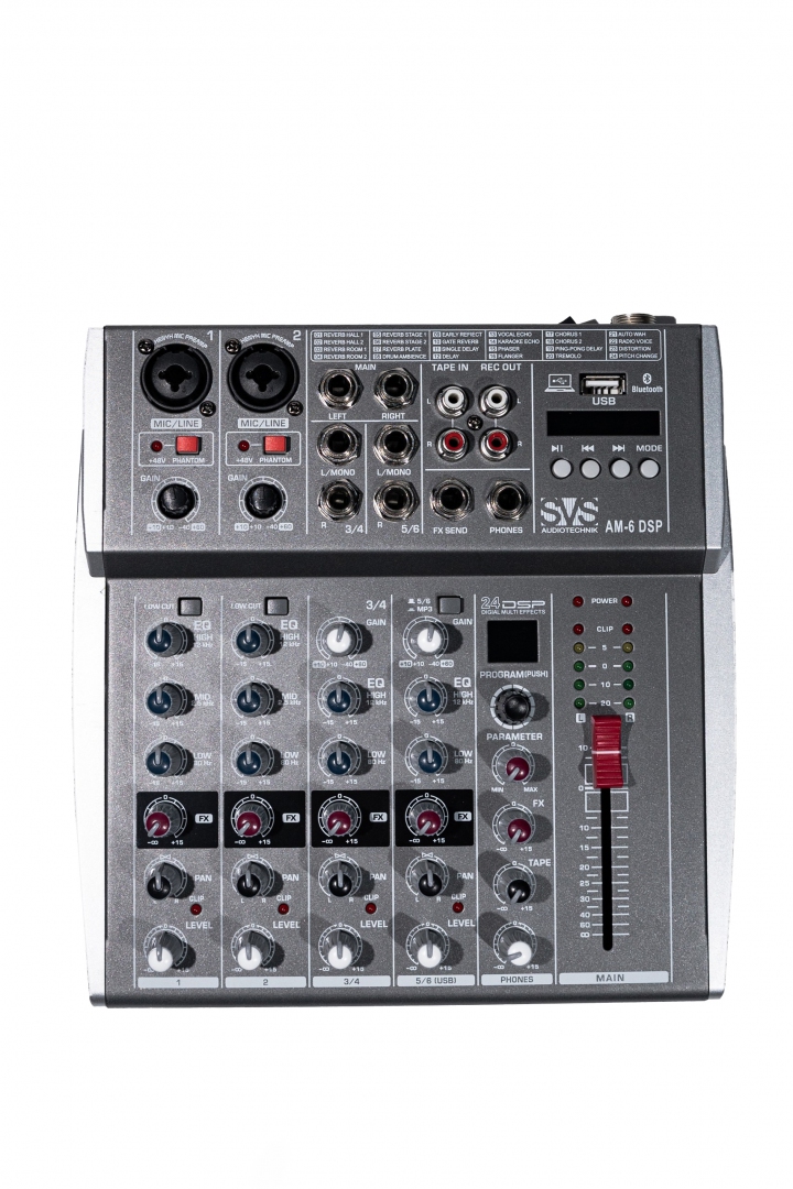 SVS Audiotechnik mixers AM-6 DSP Микшерный пульт аналоговый, 6-канальный SVS Audiotechnik mixers в Златоусте